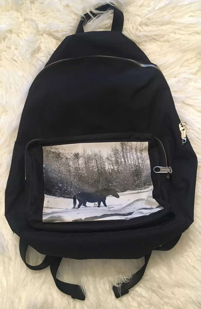 Calvin Klein Andy Warhol Backpack Rucksack Bag Black Horse