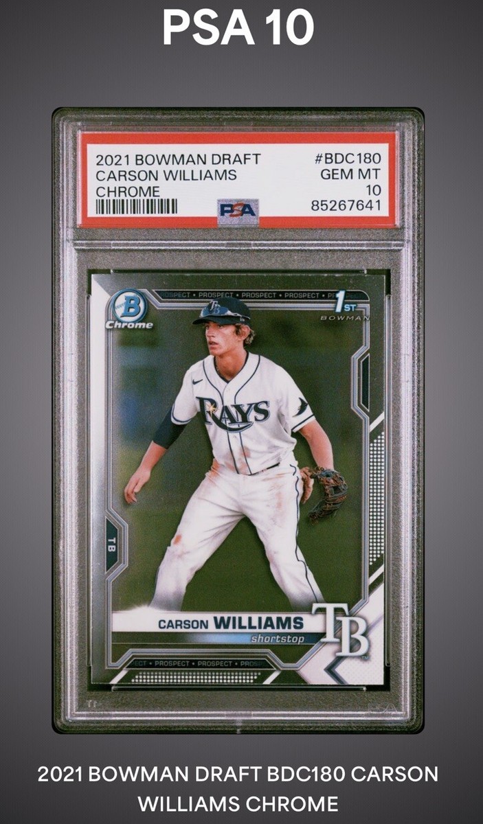 2021 Bowman Carson Williams Auto サイン PSA