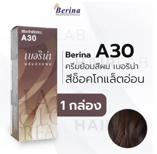 Set Crema Color Cabello Berina A30+ A38 Da, Color Brillante, Cabello, Color Duradero Foto 3 de 4