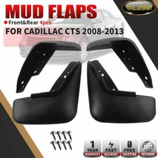 Full Sides Splash Guards Mud Flaps Mudguards for Cadillac CTS Sedan 2008 - 2013