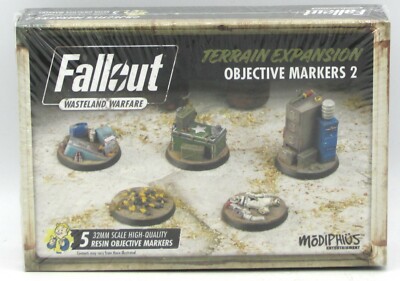 Fallout Wasteland Warfare MUH051777 Objective Markers 2 (Terrain Expansion) 