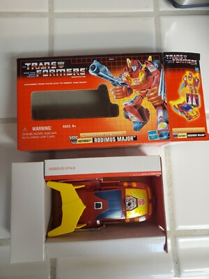 Transformers G1 Rodimus Major Commemorative Series 1 Reissue Hot Rod Prime