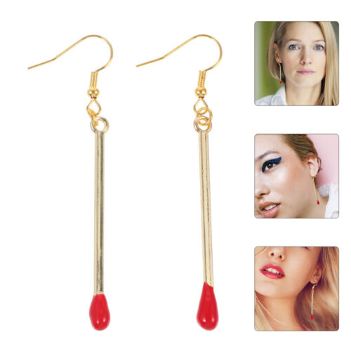  Girls Drop Earrings Holiday Novelty Match Party Dress Dainty Stick - Picture 1 of 12