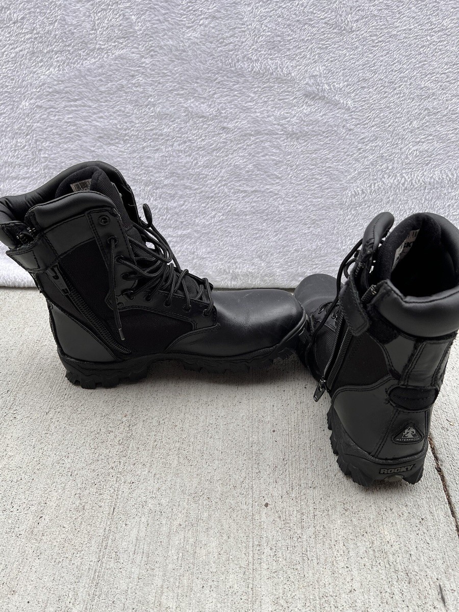 Rocky Alpha Force 8 Inch Mens Size 10 Black Good Used  display picture 2