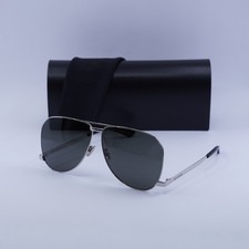 Saint Laurent SL690DUST 002 Silver/Grey 61-11-140 Sunglasses New Authentic