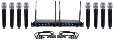 Vocopro HYBRIDACAPELLA8 8-Channel UHF Digital Hybrid Wireless Microphone System