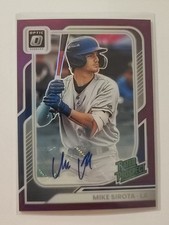 2026 Donruss BB Optic Autograph Mike Sirota #103 Purple Prizm 82/99 LA Dodgers