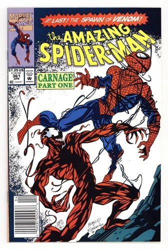 Amazing Spider-Man #361A.N VF- 7.5 1992 1st full app. Carnage