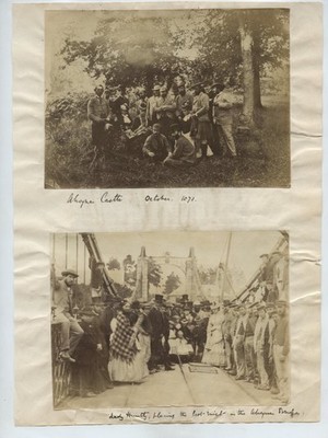 Prince of Wales Lady Huntly Aboyne Bridge Eröffnung 1871 Schottland 9 Fotos Schloss 