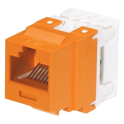 Panduit NK688MOR Cat6 Punchdown Jack Module Orange