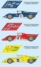 Décal Ferrari 512 M Le Mans 1971 1:32 1:43 1:24 1:18 slot sunoco décalcomanies