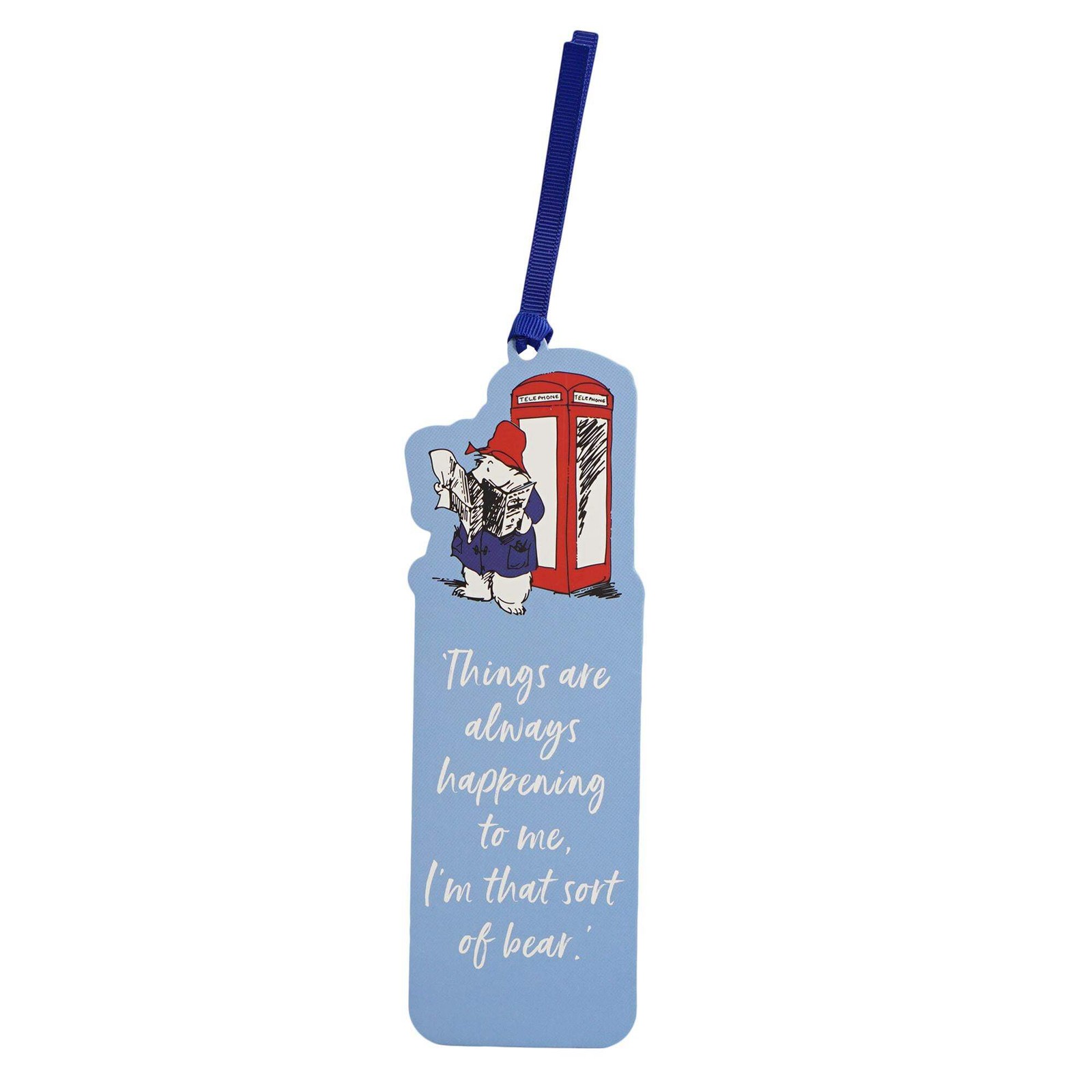 NEW Bookmark Paper Shaped - Paddington (Phone Box)