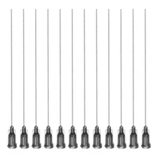 20Pcs 22G Dispensing Needles, 4" Steel Needle Tube Flexible Needle Grey