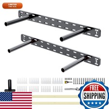 Craftersmark 2pcs 18"x8"x1.5" Heavy Duty Hidden Floating Shelf Brackets w/Jig