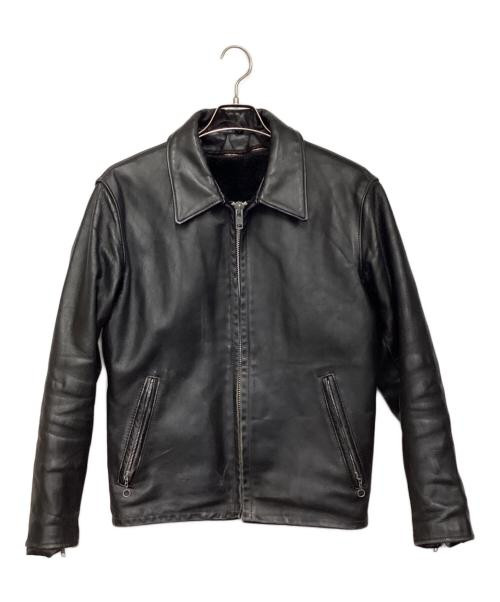 ジャケット・アウター schott single riders leather jacket 641_BLK_MOD_SDE1.jpg