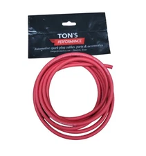 Red USA Premium Tinned Copper Core Spark Plug wire 7MM Universal, 10 feet roll