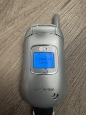 LG VX3450L - Silver and Gray Verizon Very Rare Cellular Flip Phone