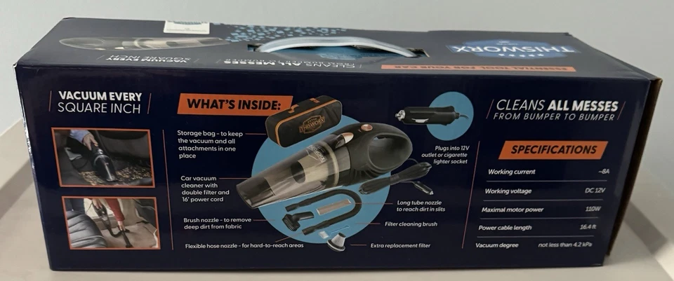 ThisWorx Corded Car Vacuum, Portable Handheld - Image 3 of 3
