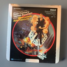 Diamonds are Forever Sean Connery as James Bond CED 1971 RCA SelectaVision