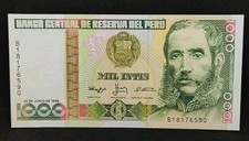 1988 Peru 1000 Intis B1817659Q