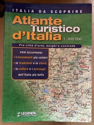 Tourismusatlas Italien 1:400.000 zwischen Kunststädten und Dörfern und Bezirken
