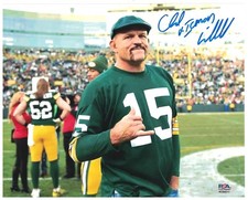 Chuck Liddell Signed 8 x 10 Photo The Iceman UFC MMA Green Bay Packers PSA B