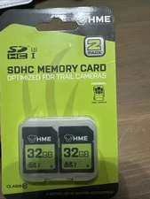 HME SDHC 32GB Memory Card 2 Pack TRAIL CAMERAS