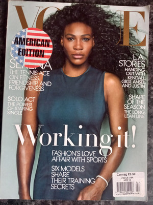 Vogue USA April 2015 - SERENA WILLIAMS Cover - Lovely smooth copy