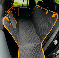 Dog Car Seat Cover For Back Seat Waterproof Seat Protector Scratchproof - Black