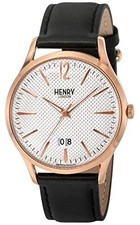 Henry London HL41JS0038 Watch RICHMOND Quartz 41MM Men's Black