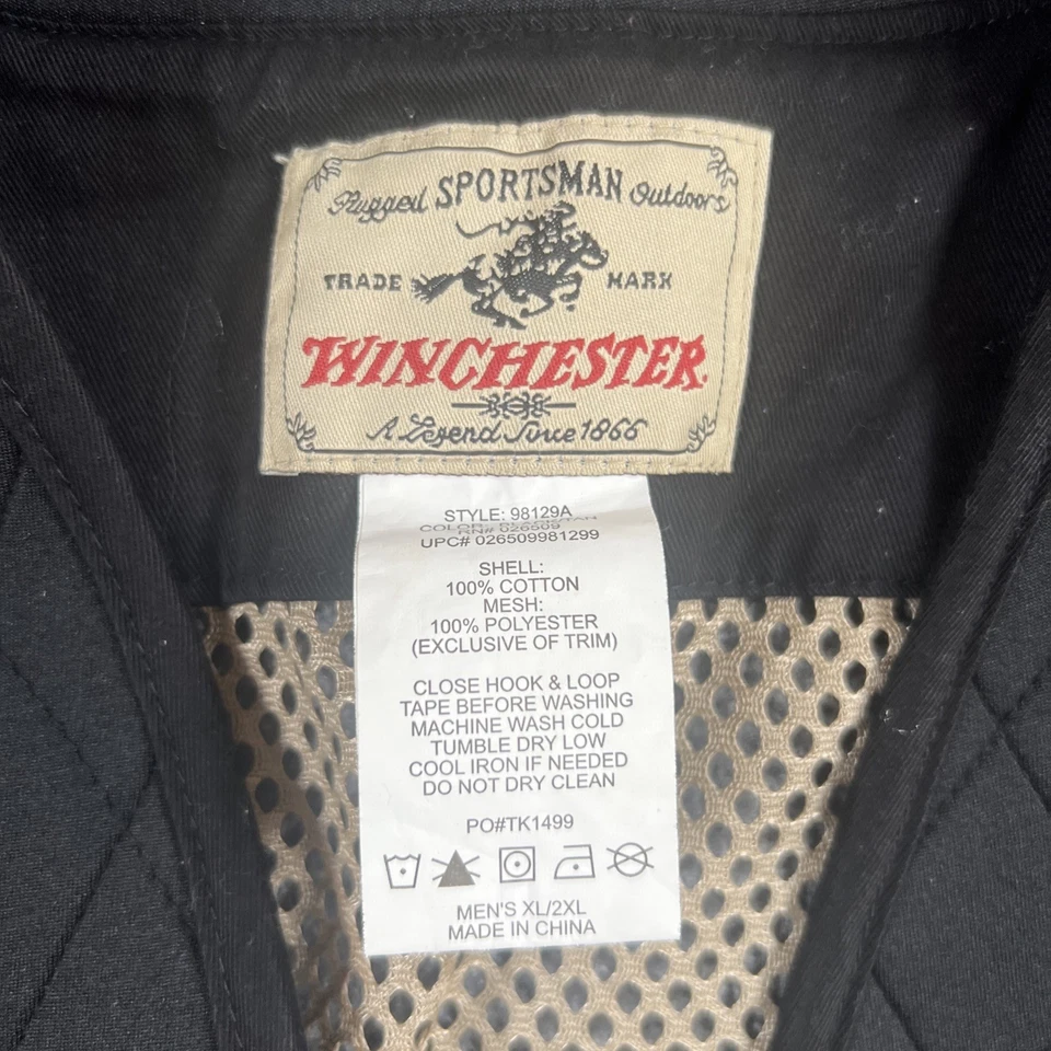 Winchester Mesh Shooting Vest Skeet Trap Clay Pockets Size: XL/2XL Hunting EUC - Image 2 of 4