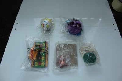 Vintage Cereal Box Fast Food Toys Prizes Lot of 5 Burger King Arby's, Kellogg's 