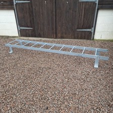 HEAVY DUTY GALVANISED STEEL BOLT ON WALL LADDER - 2.5 METERS HIGH