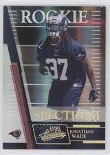 2007 Playoff Absolute Memorabilia Rookie Spectrum Gold 17/25 Jonathan Wade a8x