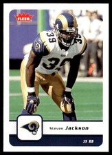 Steven Jackson 2006 Fleer #90 St. Louis Rams NFL READ FREE SHIPPING AutographDen