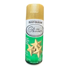 Rust-Oleum 267789 Specialty Gold Intense Sparkling Glitter Spray Paint 10.25oz
