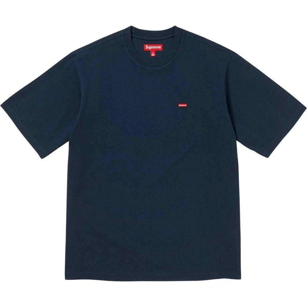 Free S Navy Supreme Small Box Logo Tee Navy 24SS Supreme Small Box Box Logo T