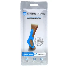 Kinesiology Tape Kit, Foot & Ankle, 6 Precut Strips