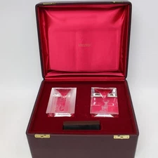 Rare Steuben Crystal Wako Etched Deer Reindeer Figurine with Original Box