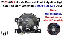 21-25 Honda Passport Pilot Ridgeline Right Side Fog Light Assembly 33900T20A01