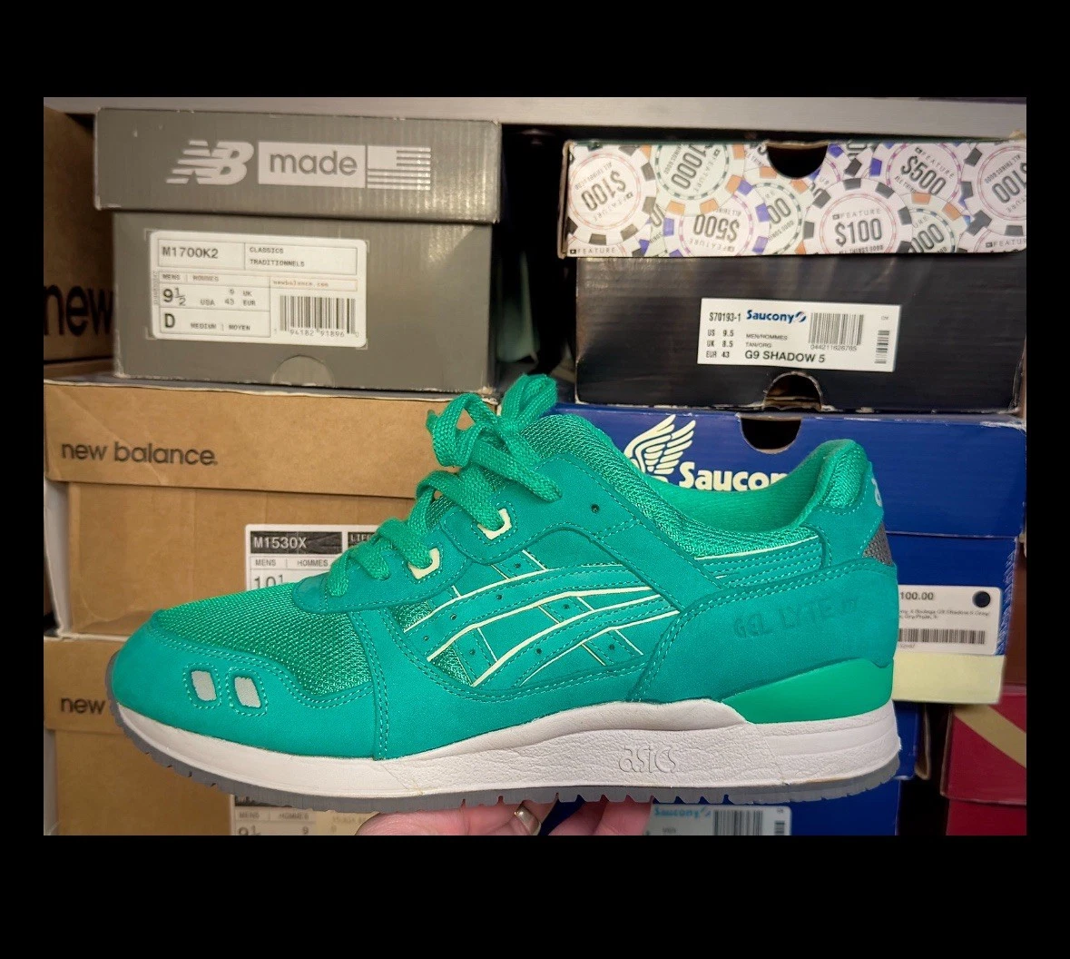 ASICS Ronnie Fieg x Gel Lyte 3 Mint Leaf | eBay