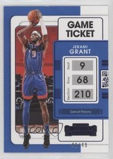 2021-22 Panini Contenders Game Ticket Blue /49 Jerami Grant #88 1f7d