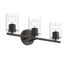Progress Lighting P300583 Replay 3 Light 13"W Vanity Light - Bronze