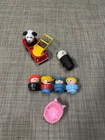 Fisher Price Little People Vintage 1990s Mixed Lot of 8 Toys Fire Truck