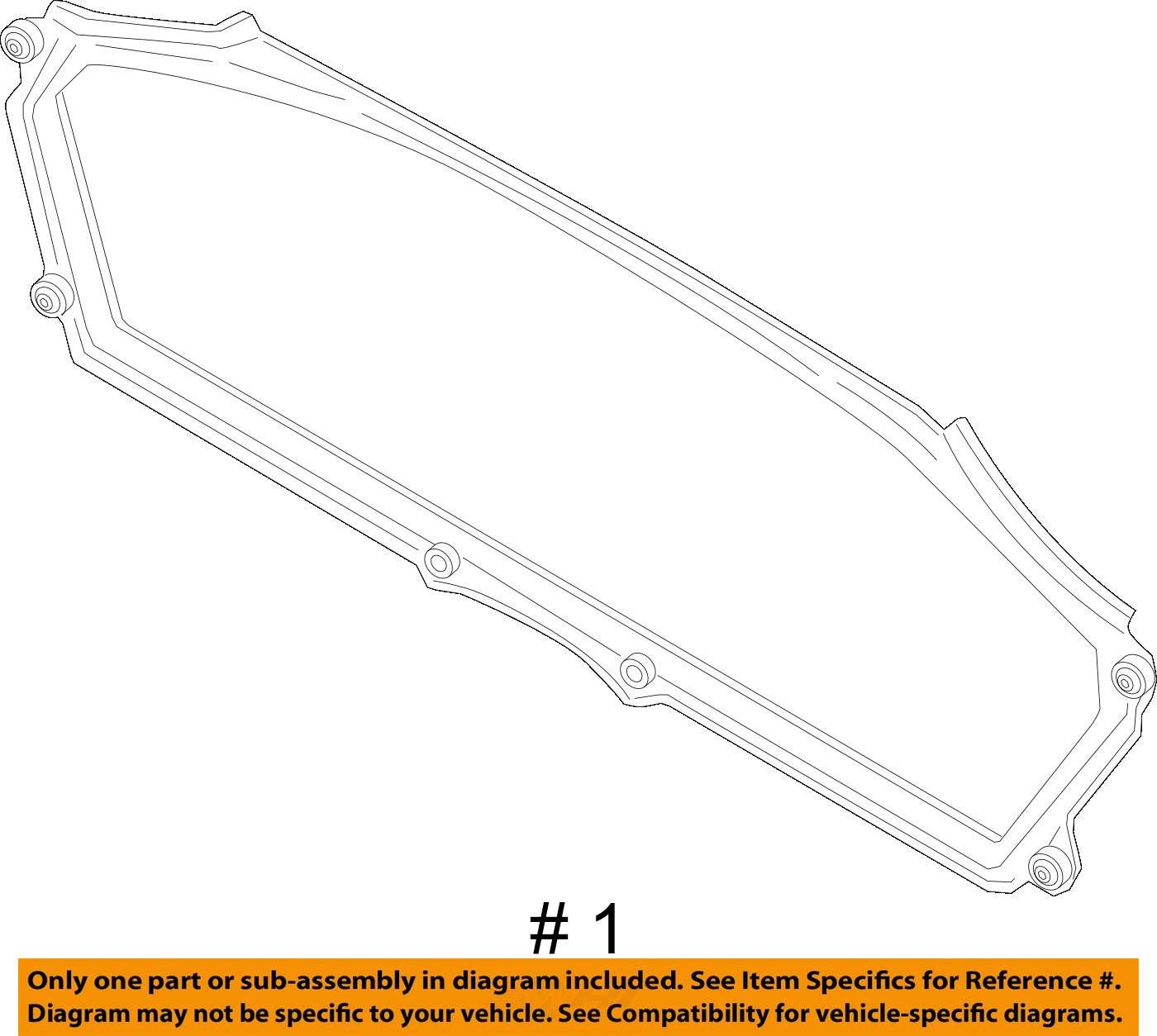 2014-2019 BMW I8 OEM REAR PARTITION GLASS BACK WINDOW 51317393243