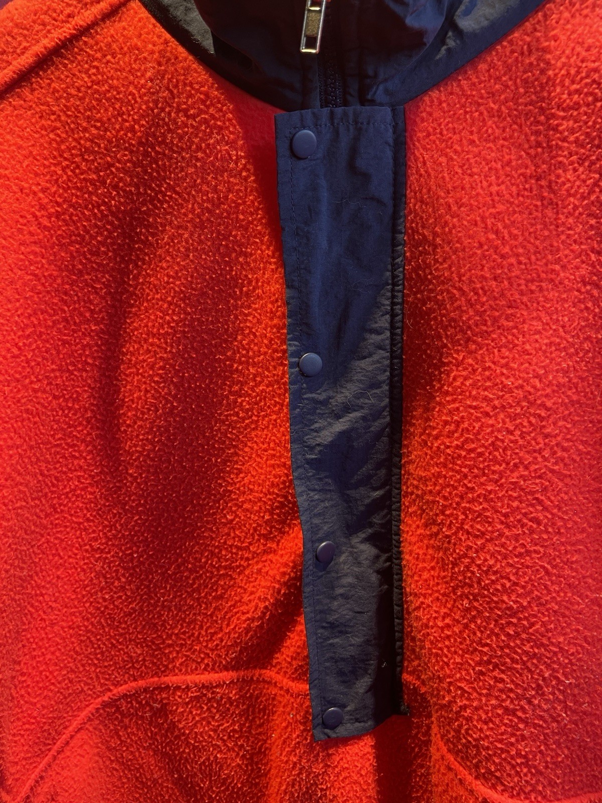 Vintage Gap Half Zip Button Snap Pullover Fleece … - image 3