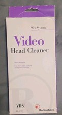 RadioShack Wet System VHS Video Head Cleaner 44-1230 440-1230 Head Cleaning Kit