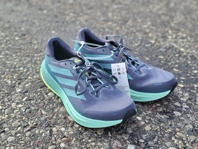 adidas Men’s Supernova Rise 2 Gray Athletic Running Shoes with Blue Accents Sz9 Men main image 3