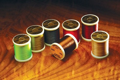 DANVILLE'S 6/0 FLYMASTER WAXED THREAD. 200 YARDS, 70 DENIER. FLY TYING 23 COLORS