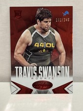 2014 Panini Certified Red #167 Travis Swanson Detroit Lions Rookie #/249
